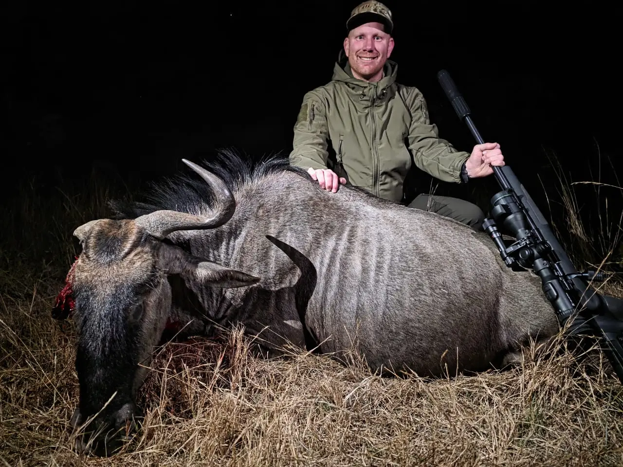 A night in wildebeest country